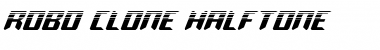 Download Robo-Clone Halftone Font Download Robo-Clone Halftone Font