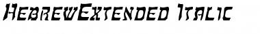 Download HebrewExtended Font Download HebrewExtended Font