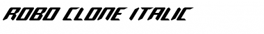 Download Robo-Clone Italic Font Download Robo-Clone Italic Font