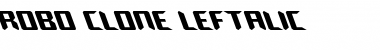 Download Robo-Clone Leftalic Font Download Robo-Clone Leftalic Font