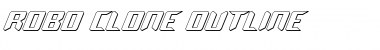 Download Robo-Clone Outline Font Download Robo-Clone Outline Font