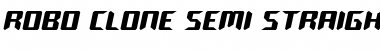 Download Robo-Clone Semi-Straight Font Download Robo-Clone Semi-Straight Font