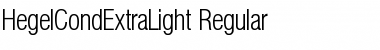Download HegelCondExtraLight Font Download HegelCondExtraLight Font