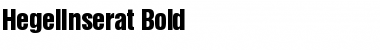 Download HegelInserat Font Download HegelInserat Font
