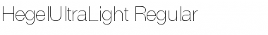 Download HegelUltraLight Font Download HegelUltraLight Font