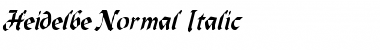 Download Heidelbe-Normal Italic Font Download Heidelbe-Normal Italic Font