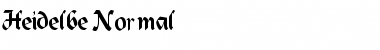 Download Heidelbe-Normal Font Download Heidelbe-Normal Font