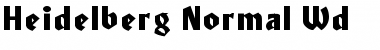 Download Heidelberg-Normal Wd Font Download Heidelberg-Normal Wd Font