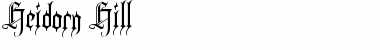 Download Heidorn Hill Font Download Heidorn Hill Font