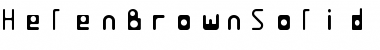 Download HelenBrownSolid Font Download HelenBrownSolid Font