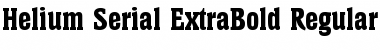 Download Helium-Serial-ExtraBold Font Download Helium-Serial-ExtraBold Font
