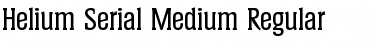 Download Helium-Serial-Medium Font Download Helium-Serial-Medium Font