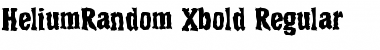 Download HeliumRandom-Xbold Font Download HeliumRandom-Xbold Font