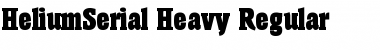 Download HeliumSerial-Heavy Font Download HeliumSerial-Heavy Font