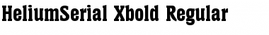 Download HeliumSerial-Xbold Font Download HeliumSerial-Xbold Font