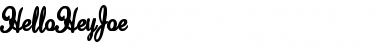 Download HelloHeyJoe Font Download HelloHeyJoe Font