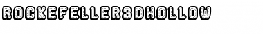 Download Rockefeller 3D Hollow Font Download Rockefeller 3D Hollow Font