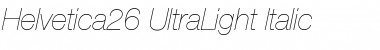 Download Helvetica26-UltraLight Font Download Helvetica26-UltraLight Font