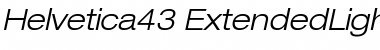 Download Helvetica43-ExtendedLight Font Download Helvetica43-ExtendedLight Font