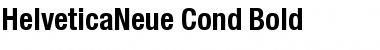 HelveticaNeue Cond Bold Font