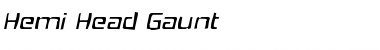 Download Hemi Head Gaunt Font Download Hemi Head Gaunt Font