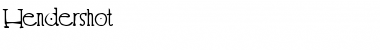 Download Hendershot Font Download Hendershot Font