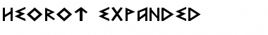 Download Heorot Expanded Font Download Heorot Expanded Font