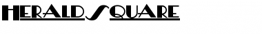 Download HeraldSquare Font Download HeraldSquare Font