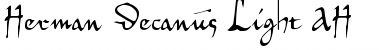 Download Herman Decanus Light AH Font Download Herman Decanus Light AH Font