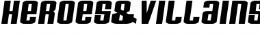 Download Heroes&Villains Font Download Heroes&Villains Font
