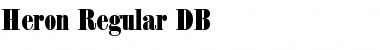 Download Heron DB Font Download Heron DB Font