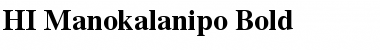 Download HI Manokalanipo Font Download HI Manokalanipo Font