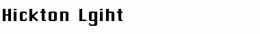 Download Hickton-Lgiht Font Download Hickton-Lgiht Font