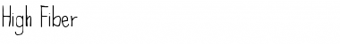 Download High Fiber Font Download High Fiber Font
