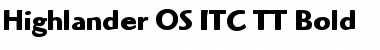 Download Highlander OS ITC TT Font Download Highlander OS ITC TT Font