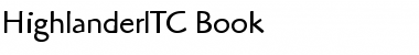 Download HighlanderITC-Book Font Download HighlanderITC-Book Font