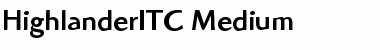 Download HighlanderITC-Medium Font Download HighlanderITC-Medium Font