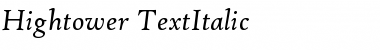 Download Hightower Font Download Hightower Font