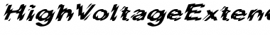 Download HighVoltageExtended Font Download HighVoltageExtended Font