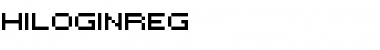 Download HILOGINREG Font Download HILOGINREG Font