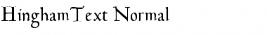Download HinghamText Font Download HinghamText Font