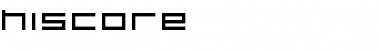 Download HISCORE Font Download HISCORE Font