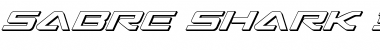 Download Sabre Shark 3D Font Download Sabre Shark 3D Font
