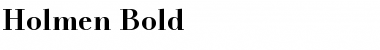 Holmen-Bold Regular Font