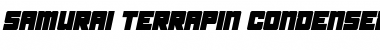 Download Samurai Terrapin Condensed Italic Font Download Samurai Terrapin Condensed Italic Font