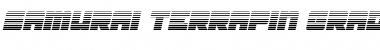 Download Samurai Terrapin Gradient Italic Font Download Samurai Terrapin Gradient Italic Font