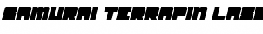 Download Samurai Terrapin Laser Italic Font Download Samurai Terrapin Laser Italic Font