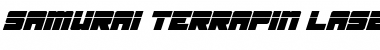 Download Samurai Terrapin Laser Super-Italic Font Download Samurai Terrapin Laser Super-Italic Font