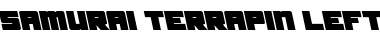 Download Samurai Terrapin Leftalic Font Download Samurai Terrapin Leftalic Font
