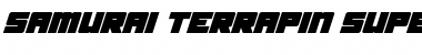 Download Samurai Terrapin Super-Italic Font Download Samurai Terrapin Super-Italic Font